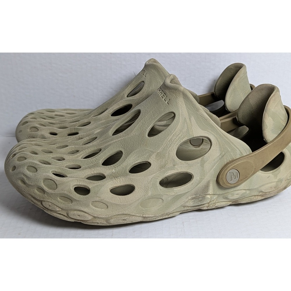 Merrell Hydro Moc Men's Size 10 Beige/Green Slip On Water Shoes Sandals